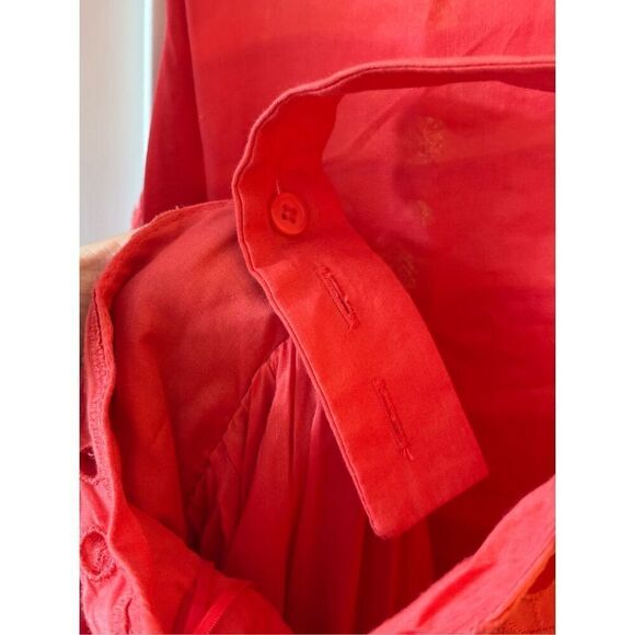 NWT ANTHROPOLOGIE MAEVE EYELET MIDI DRESS, $260 Sz 12 - Picture 10 of 12